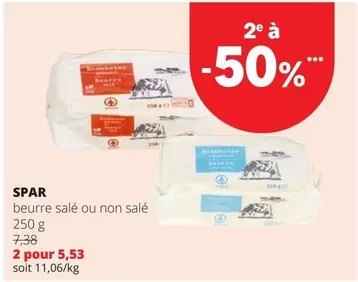 beurre salé ou non salé