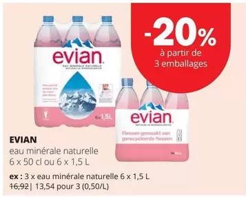 De - eau min
rale naturelle