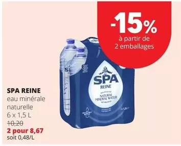 De - eau minérale naturelle