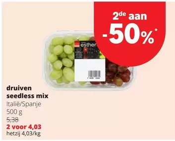 Mix - Druiven Seedless