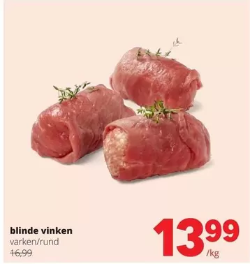 blinde vinken varken/rund