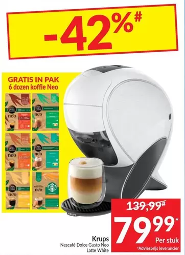White - Krups Dolce Gusto Neo