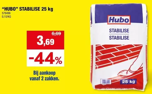 "HUBO" STABILISE 25 kg