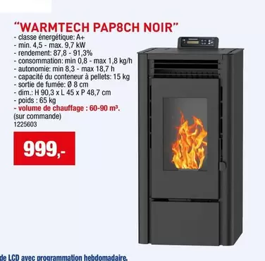 Kw - "WARMTECH PAP8CH NOIR"