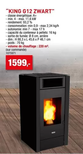 Kw - KING G12 ZWART