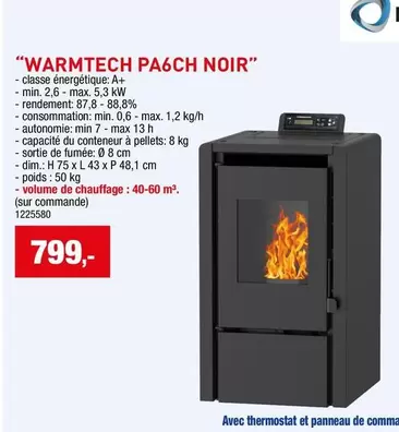 Kw - WARMTECH PA6CH NOIR