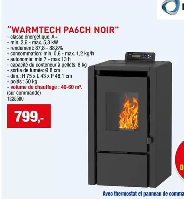 Kw - WARMTECH PA6CH NOIR