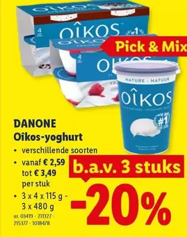 Mix - Oikos-yoghurt