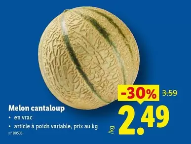Melon cantaloup