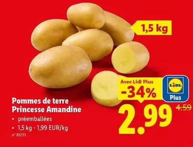 De - Pommes de terre Princesse Amandine
