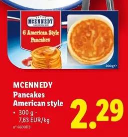 6 American Style Pancakes