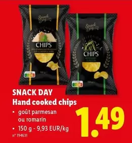 Snack - Hand cooked chips