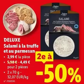 Salami à la truffe et au parmesan
