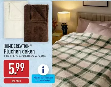De - Pluchen deken