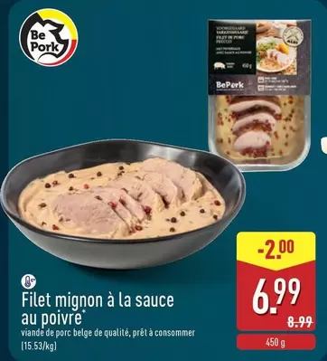 Be - Filet mignon à la sauce au poivre