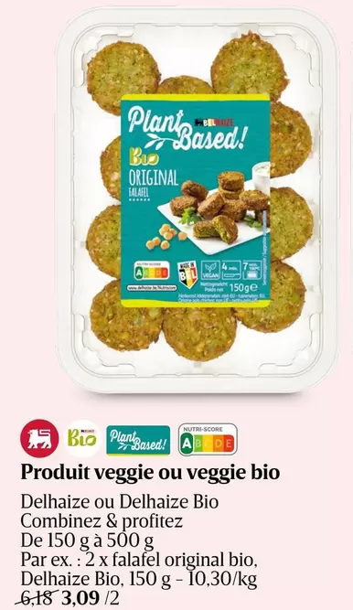 De - Produit veggie ou veggie bio