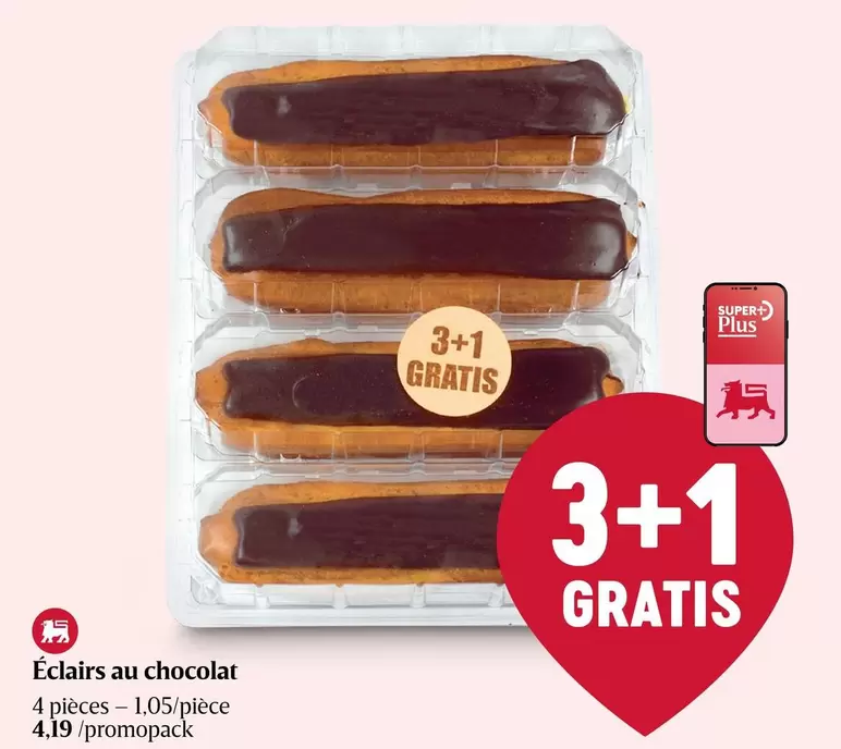 Éclairs au chocolat