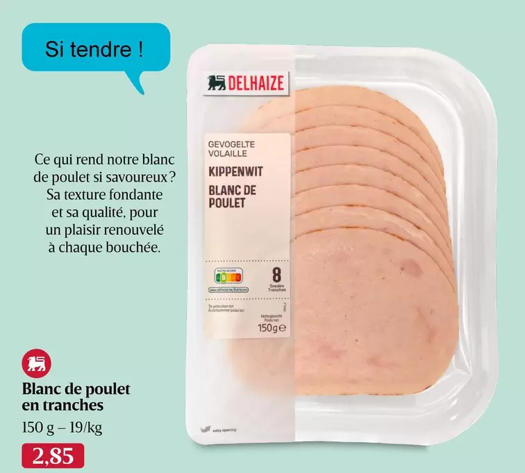 De - BLANC DE POULET EN TRANCHES