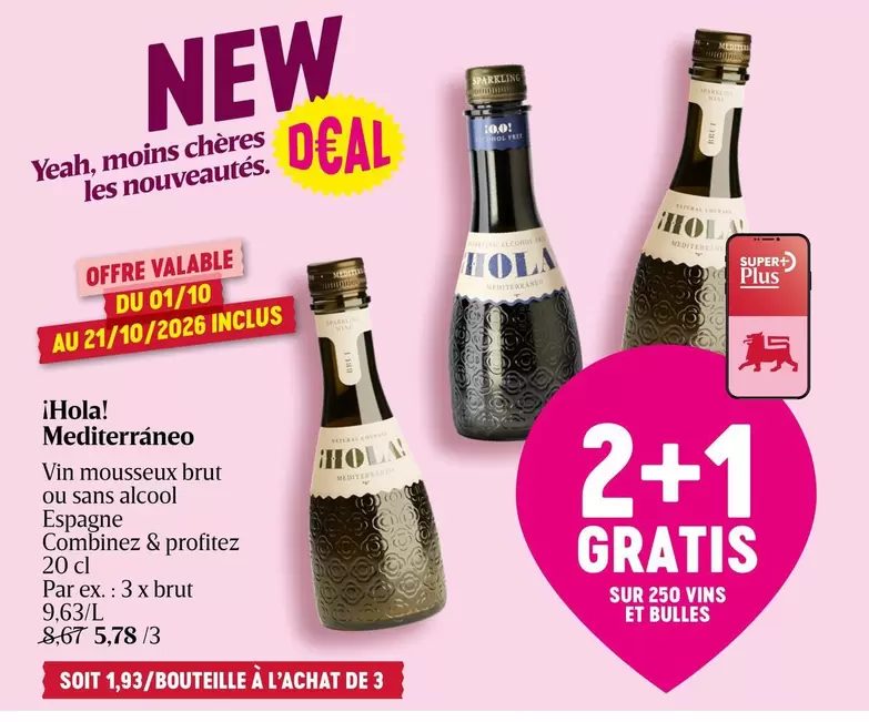 De - Vin mousseux brut ou sans alcool