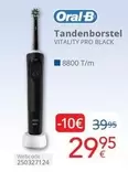 Black - Tandenborstel VITALITY PRO BLACK 8800 T/m