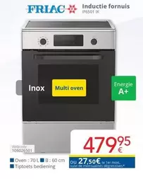 De - Inductie fornuis IF6501 IX