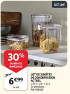 De - LOT DE 3 BOITES DE CONSERVATION
