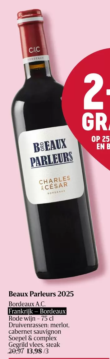 Bordeaux - Beaux Parleurs 2025 A.C.