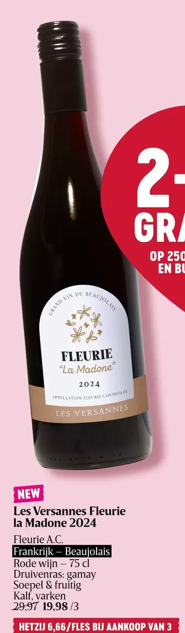 Les Versannes Fleurie la Madone 2024