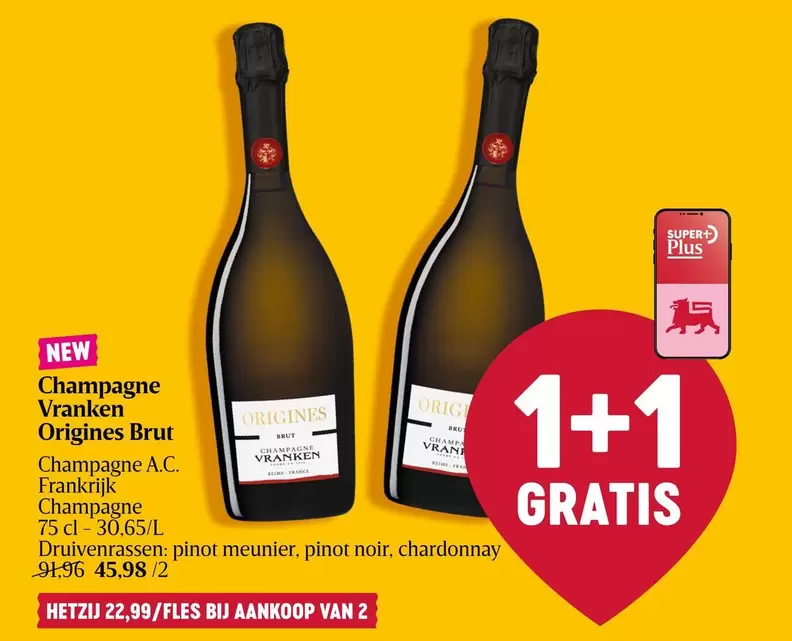 Champagne Vranken Origines Brut