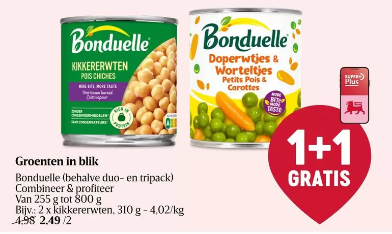 Kikkererwten & Doperwtjes & Worteltjes