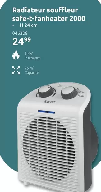 Kw - Radiateur souffleur safe-t-fanheater 2000 046308