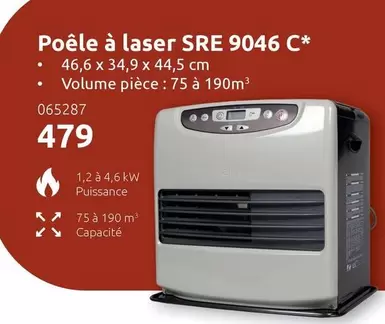 Kw - Poêle à laser SRE 9046 C*
