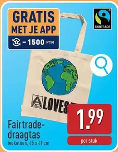 Fairtrade-draagtas biokatoen