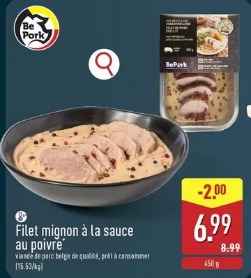 Be - Filet mignon à la sauce au poivre