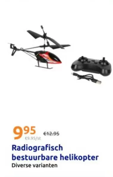Radiografisch bestuurbare helikopter