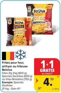 Frites Zig Zag, Spéciales Gaufrires ou frites Brindilles