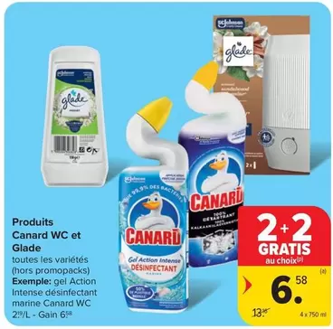Canard WC et Glade