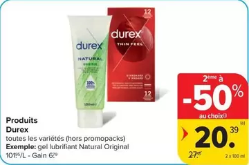gel lubrifiant Natural Original
