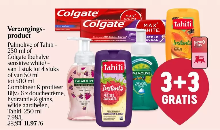 Be - Palmolive of Tahiti - 250 ml of Colgate (behalve sensitive white) - van 1 stuk tot 4 stuks of van 50 ml tot 500 ml