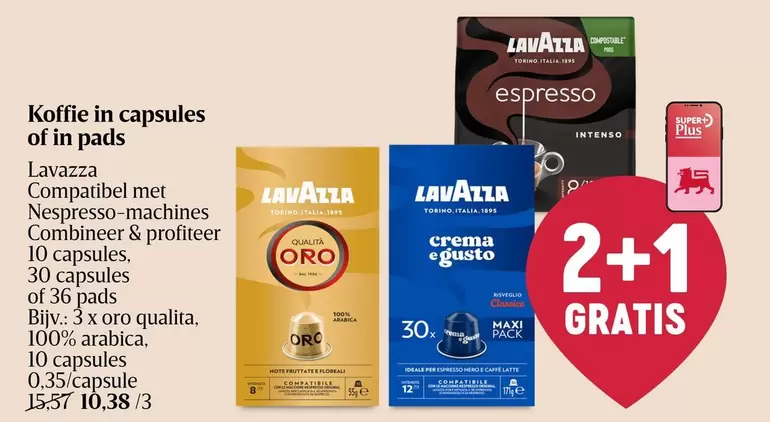 Koffie in capsules of in pads