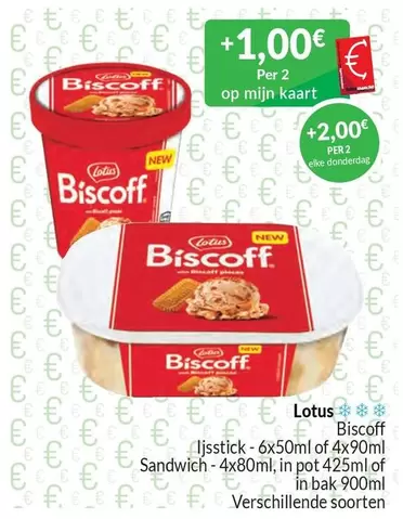 Lotus Biscoff IJsstick & Sandwich