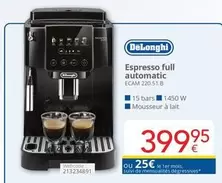 Delonghi - Espresso full automatic ECAM 220.51.B