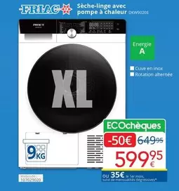 De - Sèche-linge avec pompe à chaleur DKW9020E