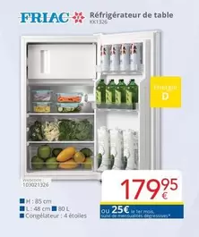 De - Réfrigérateur de table KK1326