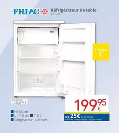De - Réfrigérateur de table RK1711