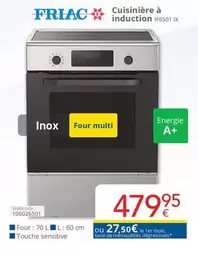 De - Cuisinière à induction IF6501 IX