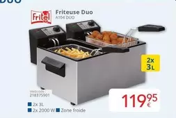 Friteuse Duo A104 DUO