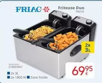 Friteuse Duo F601IX