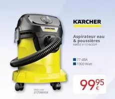 Karcher - Aspirateur eau & poussières KWD3 V-17/4/20/F
