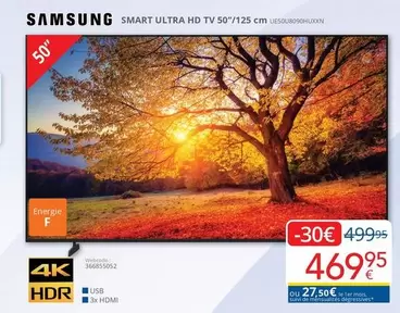 De - SMART ULTRA HD TV 50"/125 cm